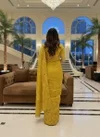 Kt 2069 Fandy Chiffon With Embroidery Work Saree